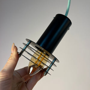 Set: 2x Lamellenlampe schwarz aus Dänemark