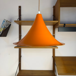 Trompetenlampe orange aus Dänemark