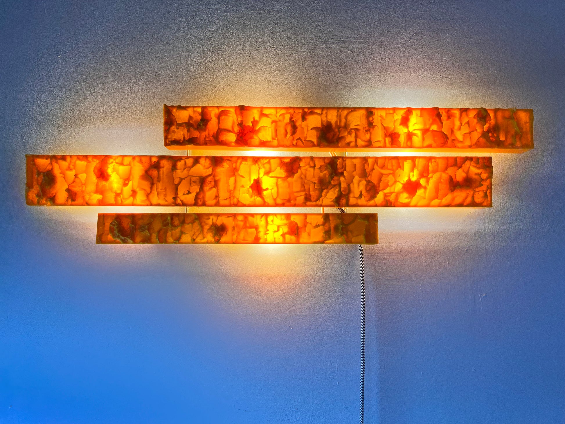 Wandlampe gelb von Uwe Mersch