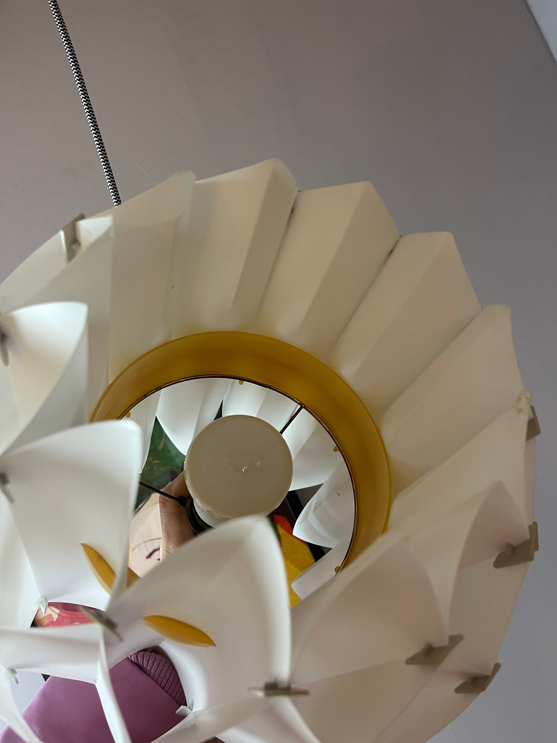 Hängelampe Butterfly weiß von Lars Schiøler für Hoyrup Light