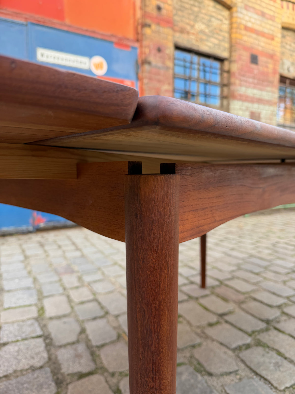 Ausziehbarer Esstisch Teak aus Dänemark