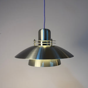 Lamellenlampe silber aus Dänemark
