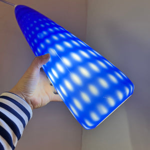 Hängelampe blau von Jo Hammerborg für Fog & Mørup