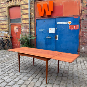 Ausziehbarer Esstisch Teak aus Dänemark