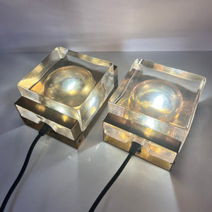 Wandlampe Maritim Typ 15806 Glas Messing von Vitrika