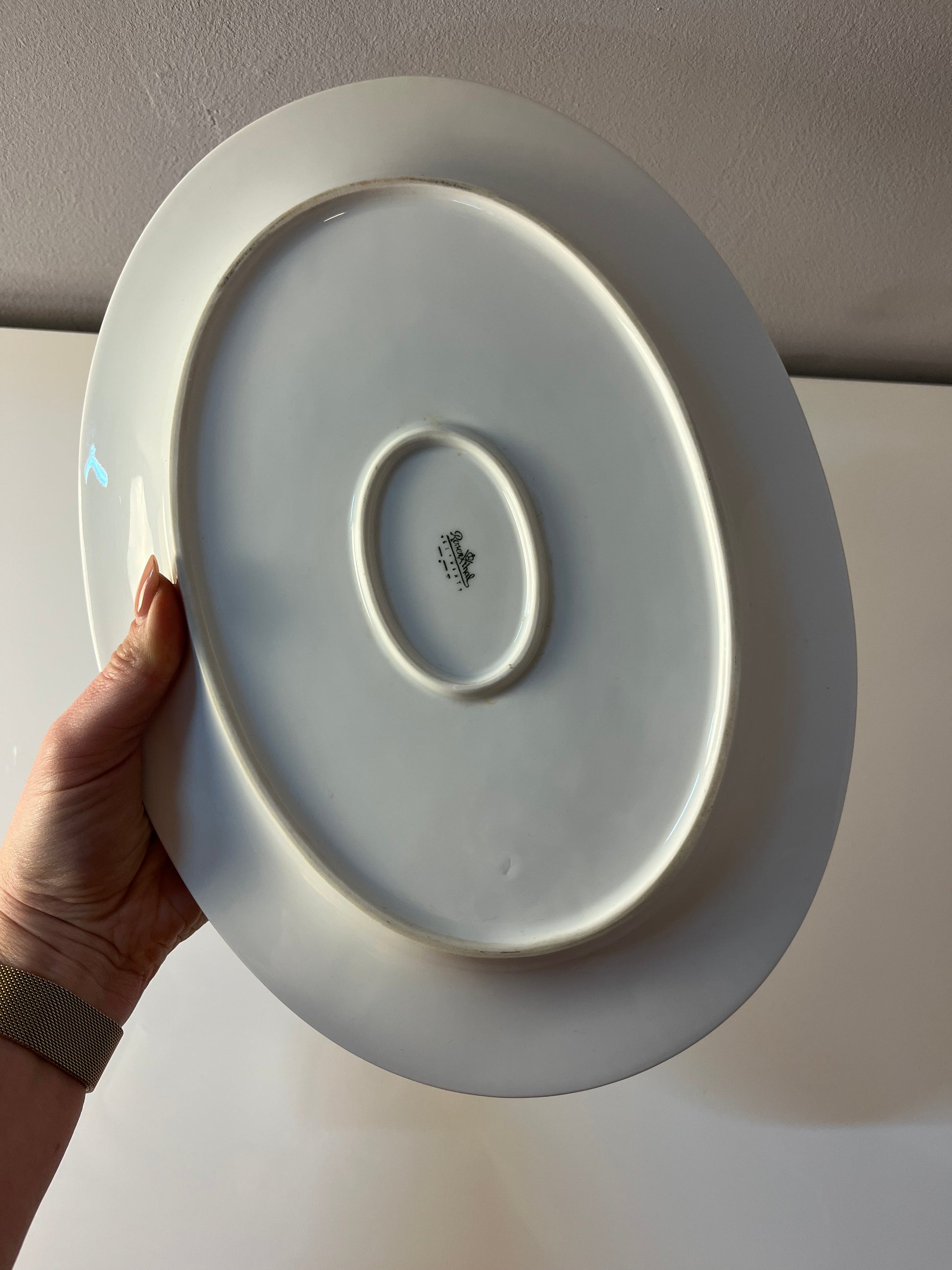 Servierplatte Modulation Secunda grün von Tapio Wirkkala für Rosenthal