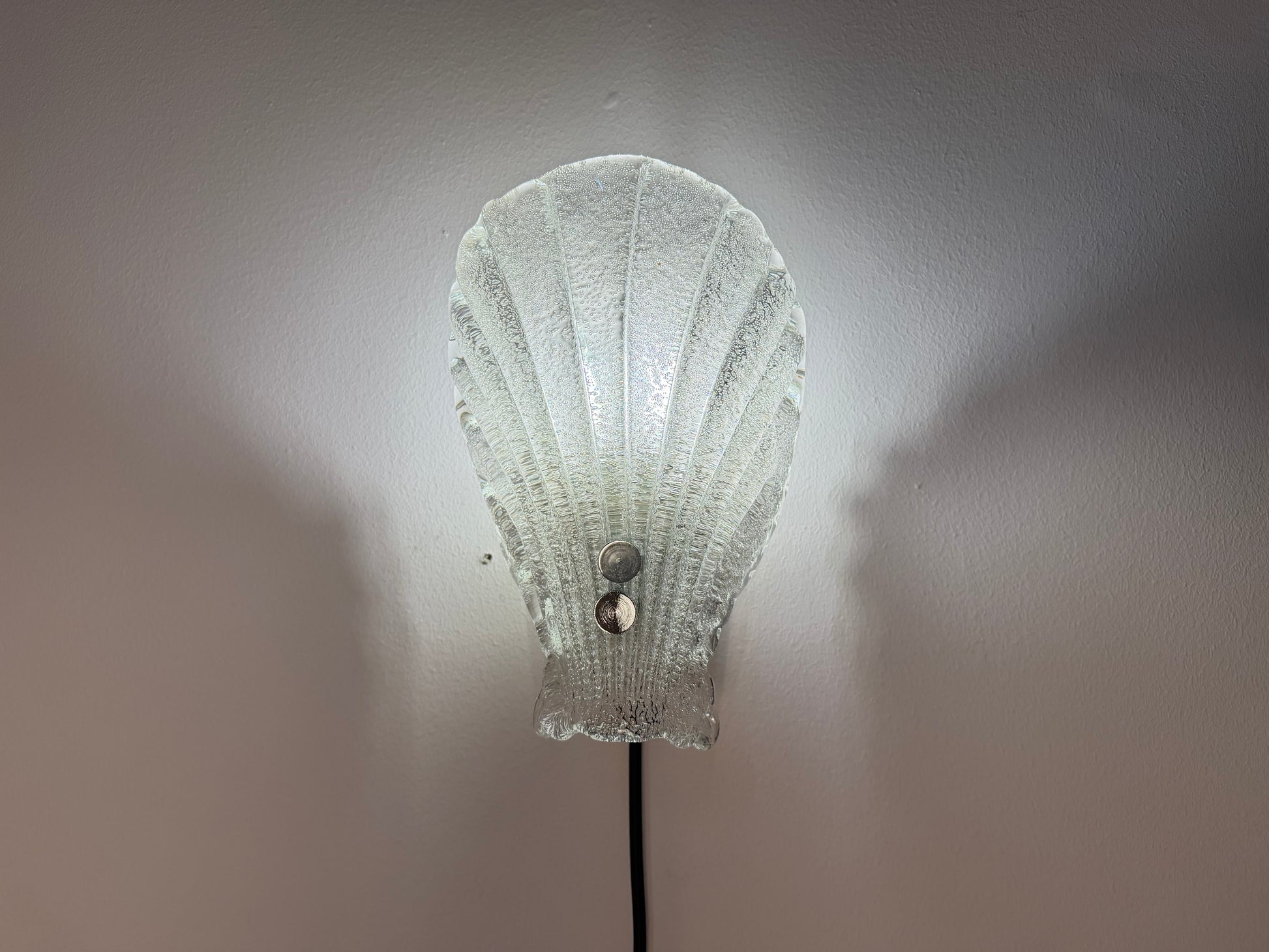 Wandlampe Muschel Glas von Sölken