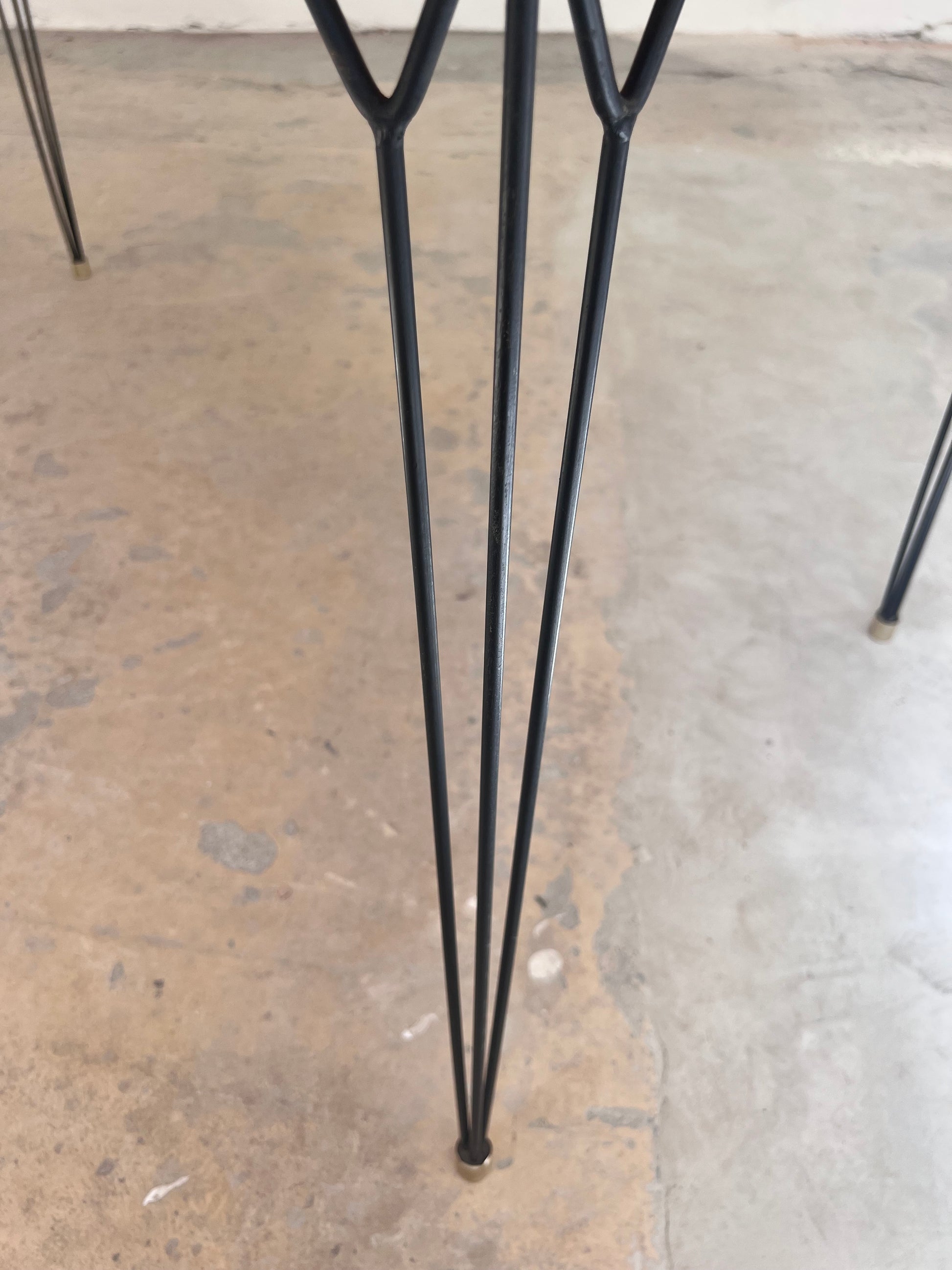 Esstisch Schreibtisch Teak mit original Hairpinlegs