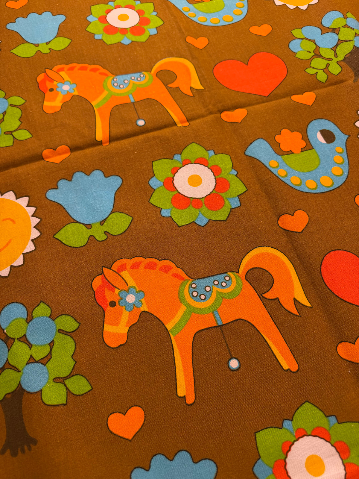 Stoff mit Kindermotiv 125 x 125 cm von dekoplus