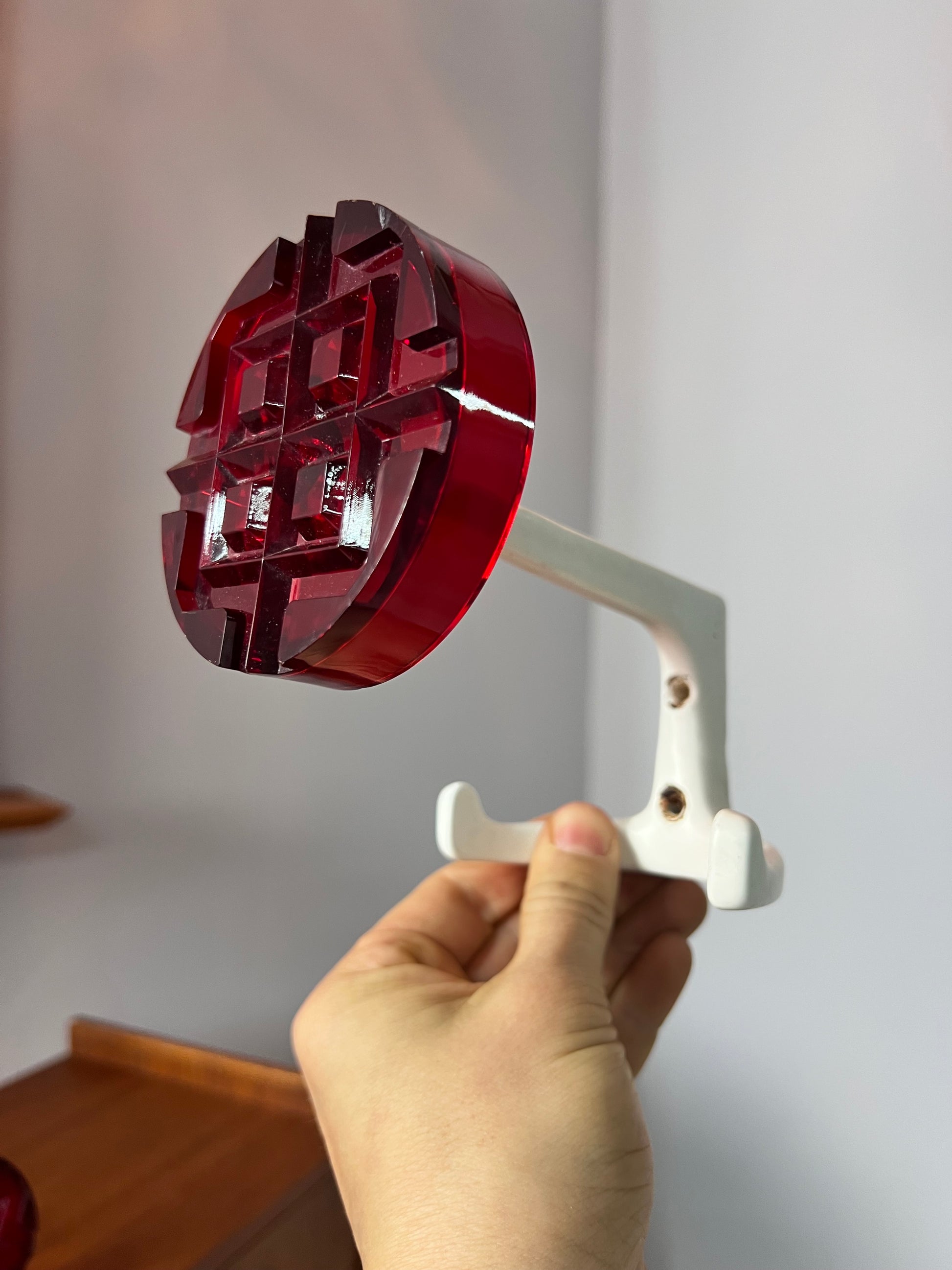 Set Kleiderhaken rot