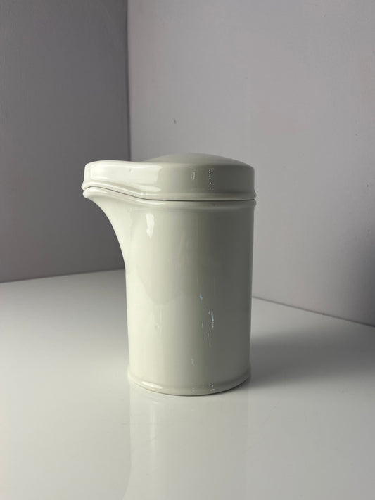 Apothekerdose Ol. Zinci weiß Porzellan