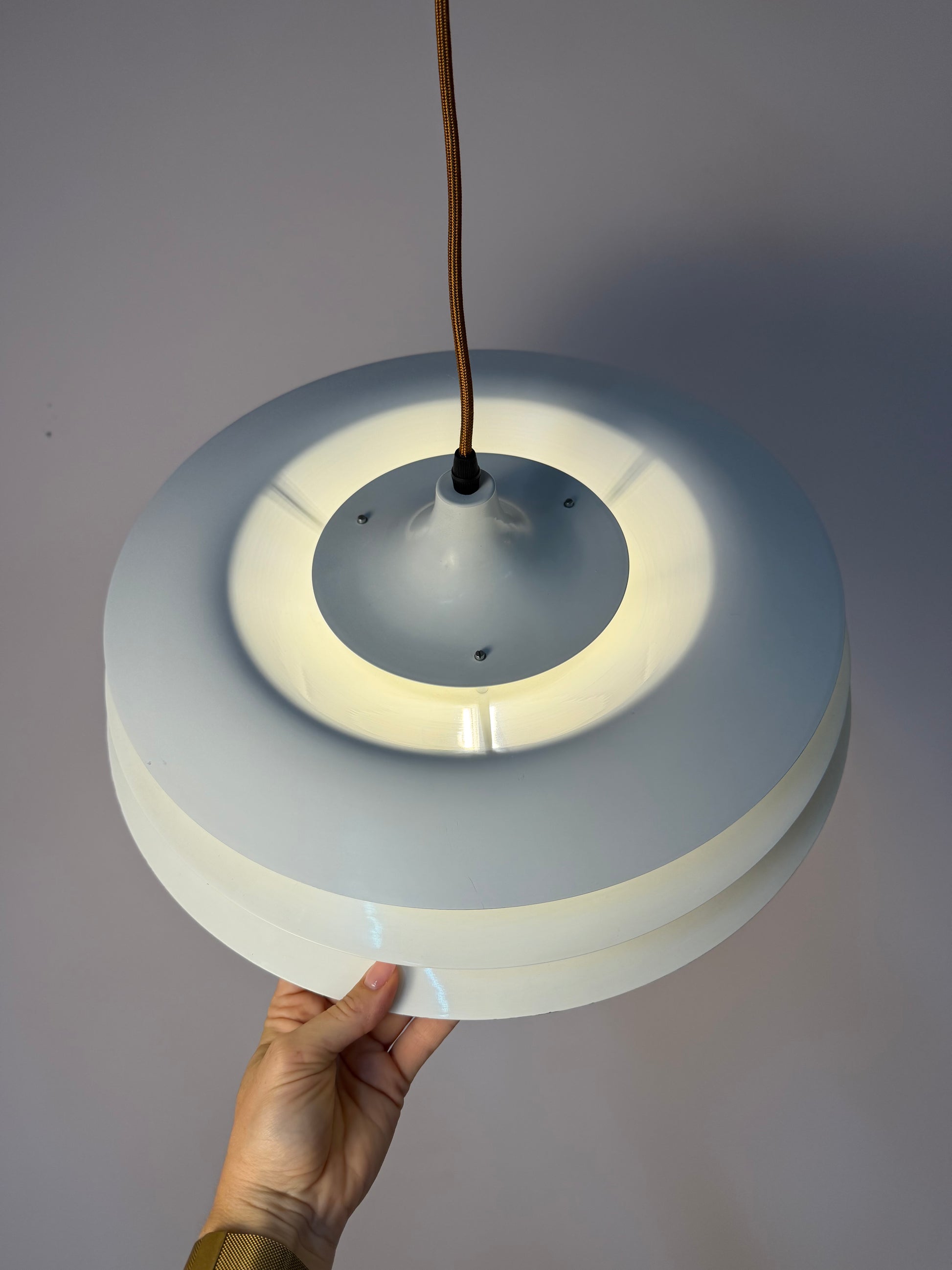 Lamellenlampe Typ 2010 weiß von Vitrika