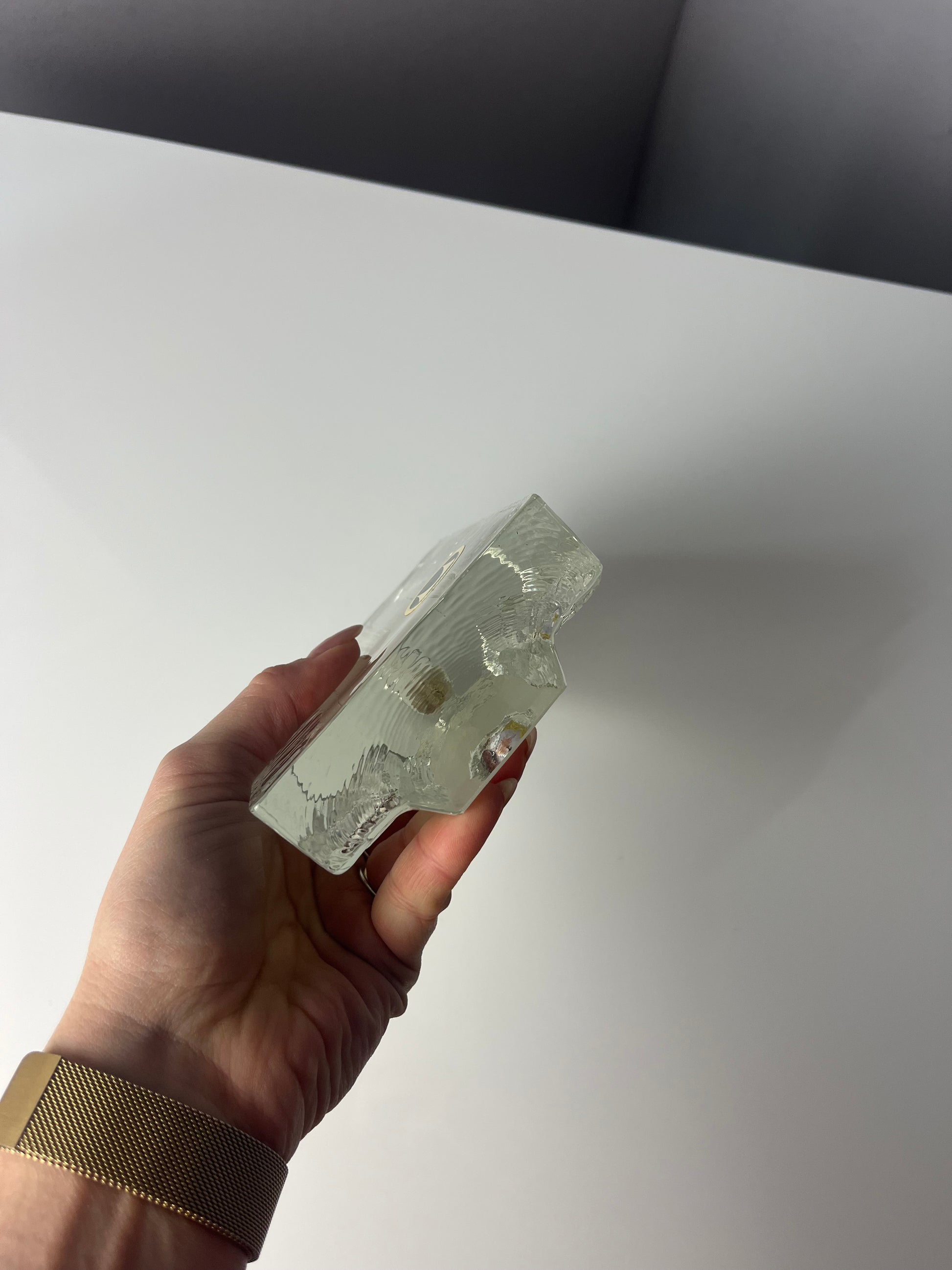 Solifleur Vase von Heiner Düsterhaus für Walther Glas