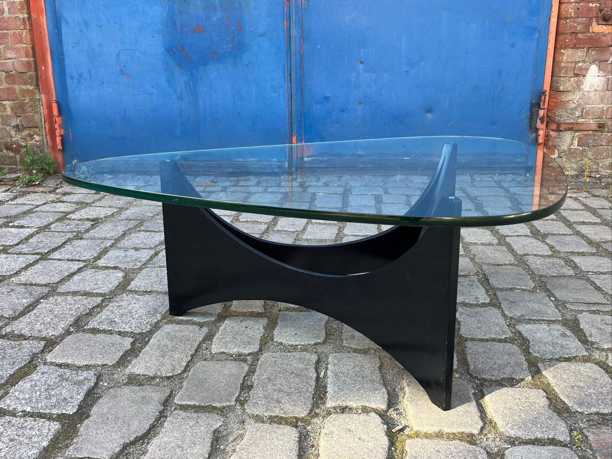 Couchtisch schwarz Glas