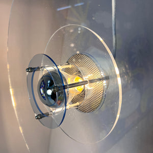 Lamellenlampe „Space“ Plexiglas aus Dänemark