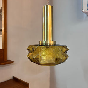 Hängelampe gold Glas von Vitrika