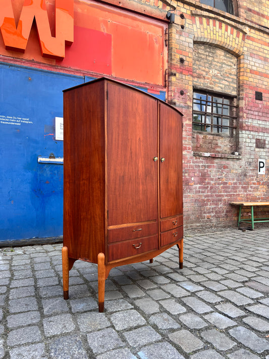 Schrank halbrund Teak aus Dänemark