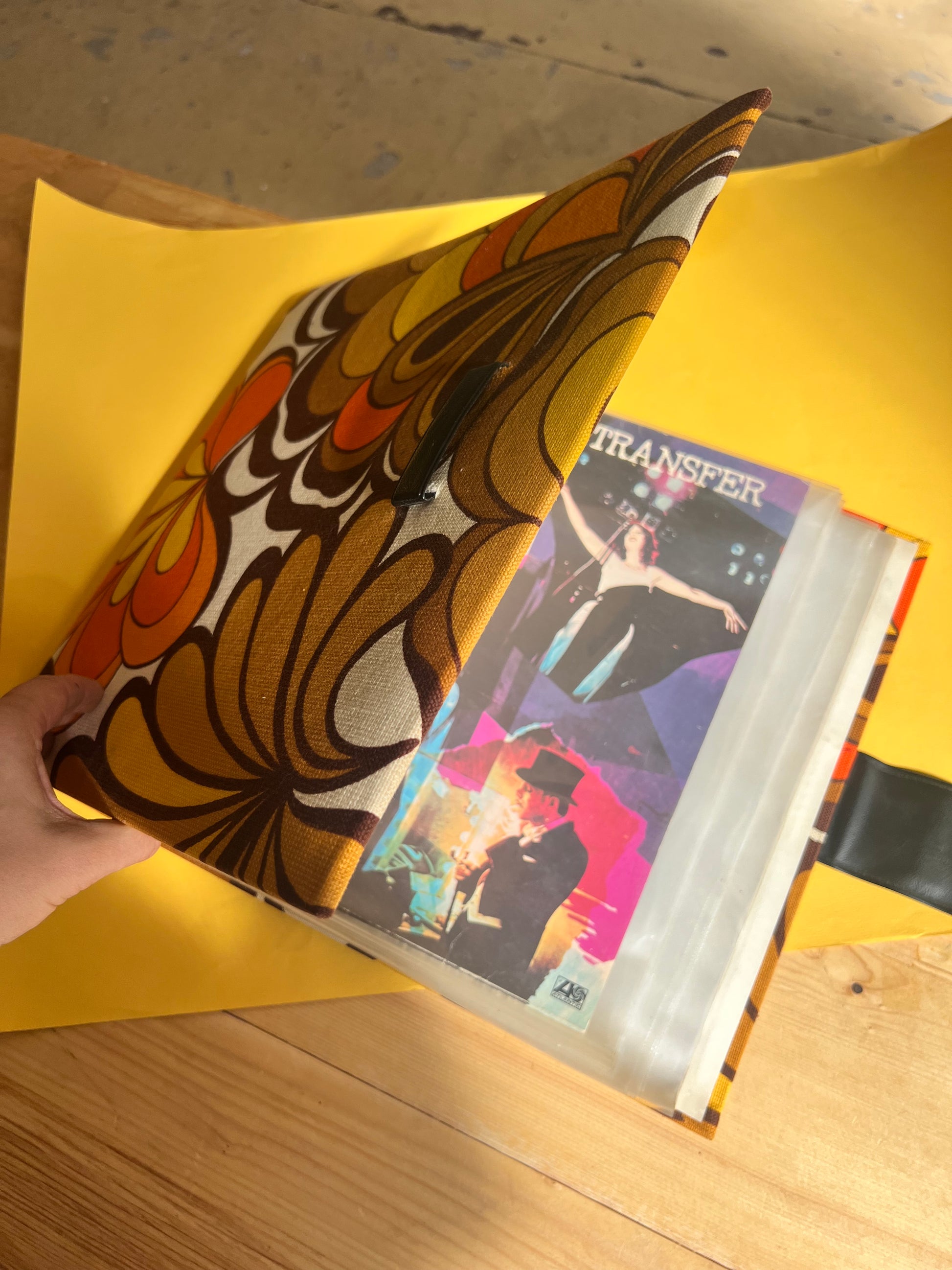 Vinyl Plattenmappe aus den 70ern