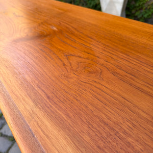 Highboard Teak mit Vitrine & Minibar aus Dänemark