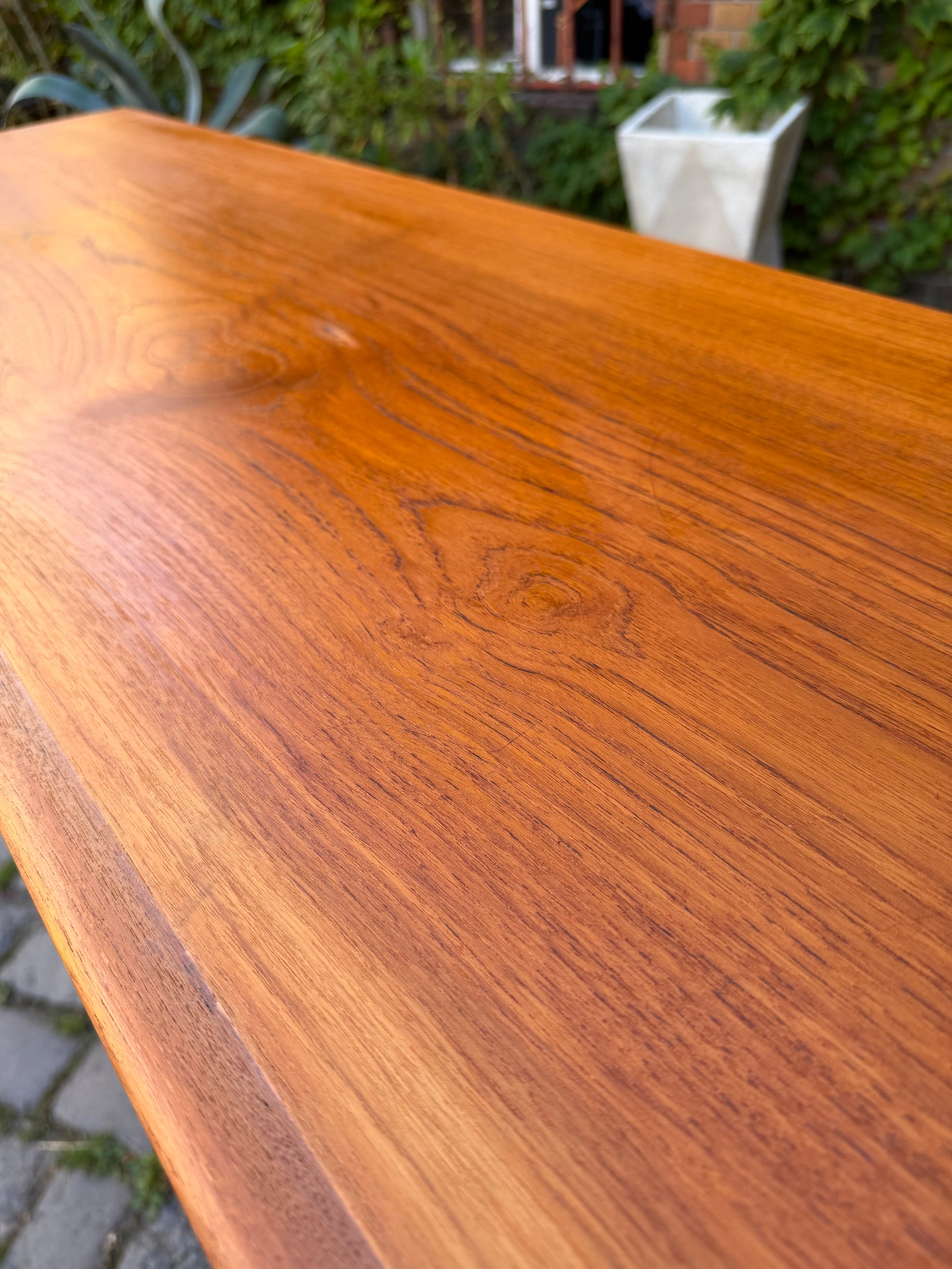 Highboard Teak mit Vitrine & Minibar aus Dänemark
