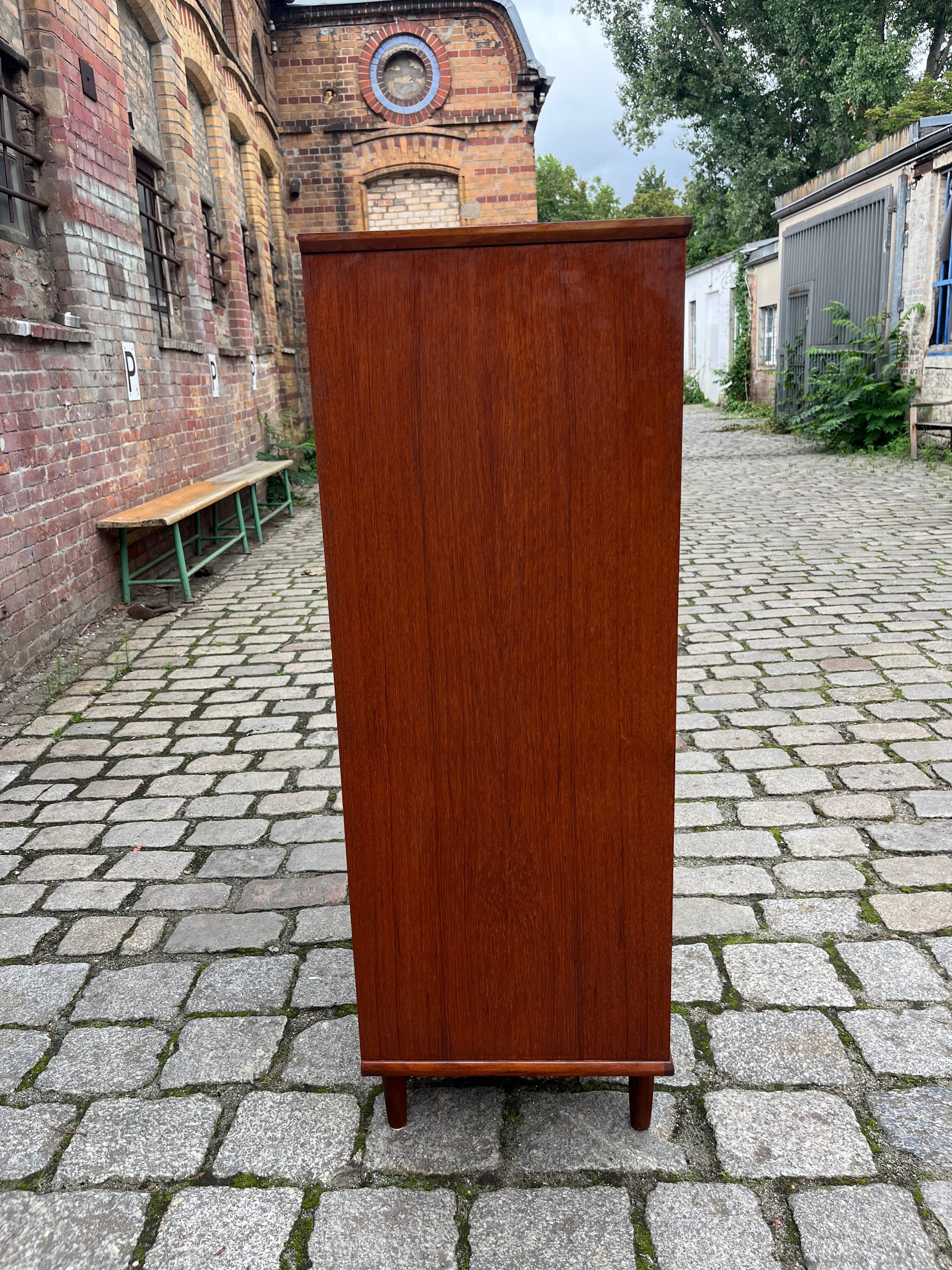 Kommode Tallboy Teak aus Dänemark