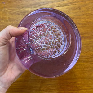 Aschenbecher flieder Neodymglas