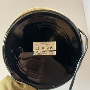 Tischlampe Backgammon Opal schwarz von Holmegaard