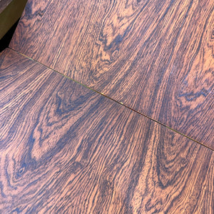Runder Esstisch Teak mit Butterfly Auszug