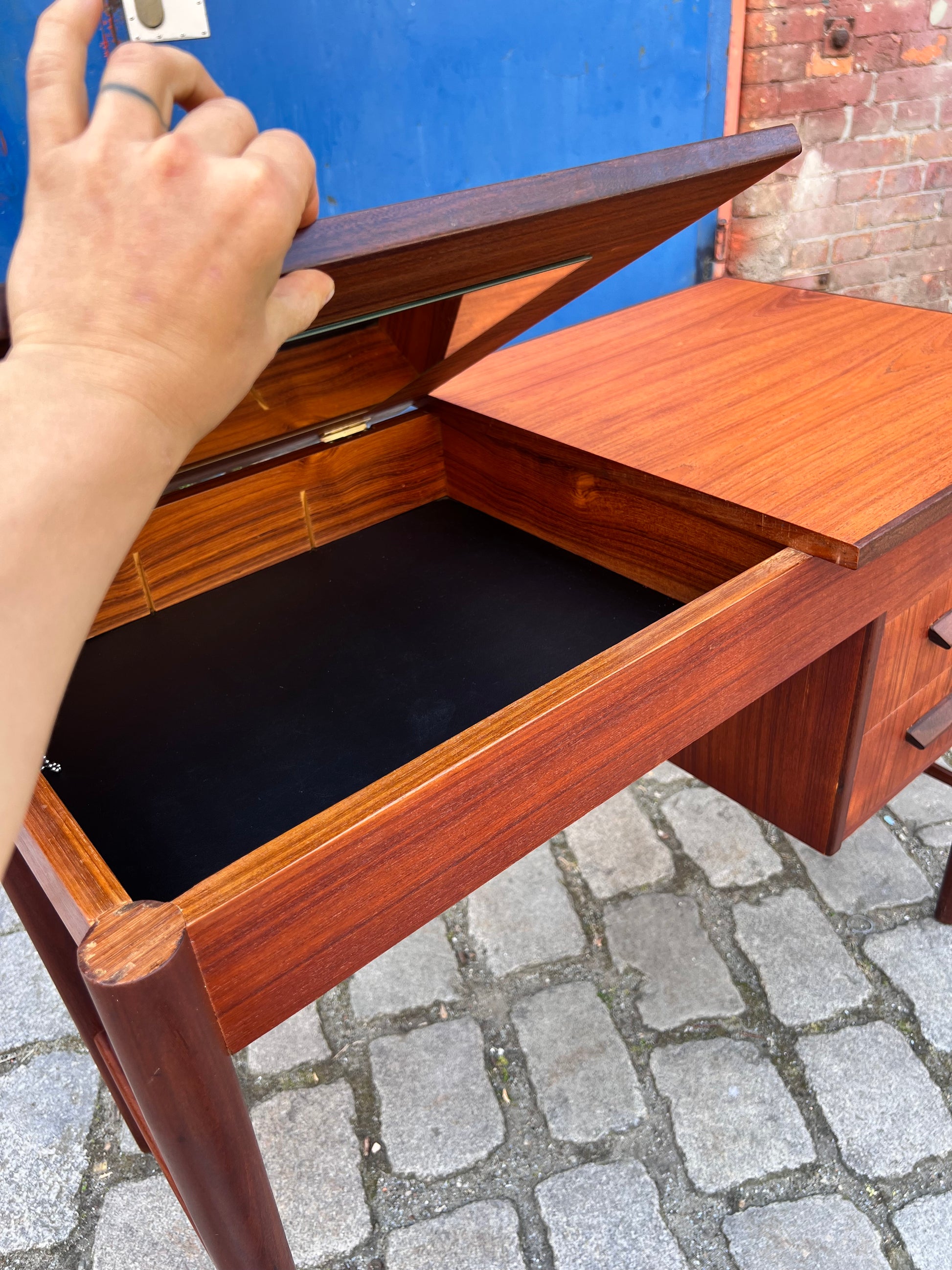 Schminktisch Teak aus Dänemark