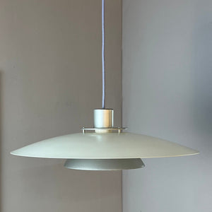 Lamellenlampe weiß silber von Design Light