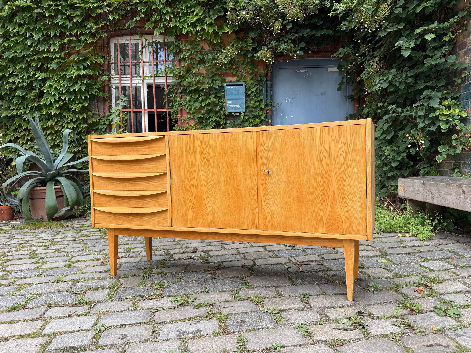 Sideboard Typ 602/K Esche von Franz Ehrlich für Hellerau