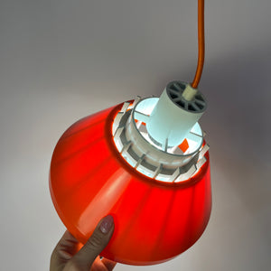 Hängelampe Modell 854 orange Kunststoff von Lyskær Belysning