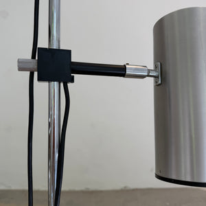 Stehlampe silber von Arnold Berges für Staff