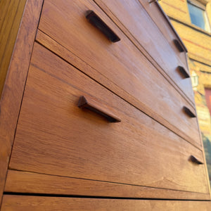 Tallboy Kommode Teak aus Dänemark