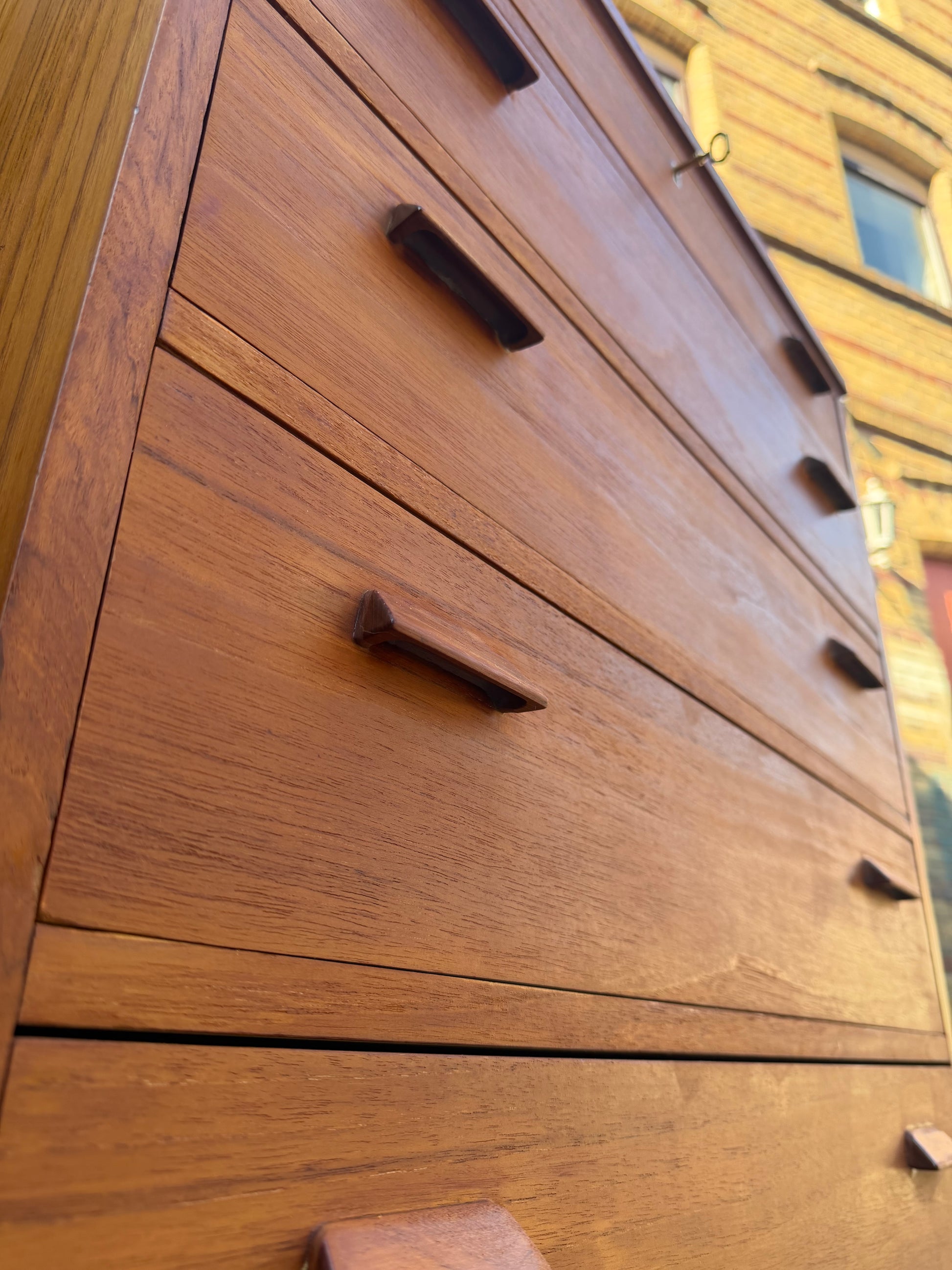 Tallboy Kommode Teak aus Dänemark
