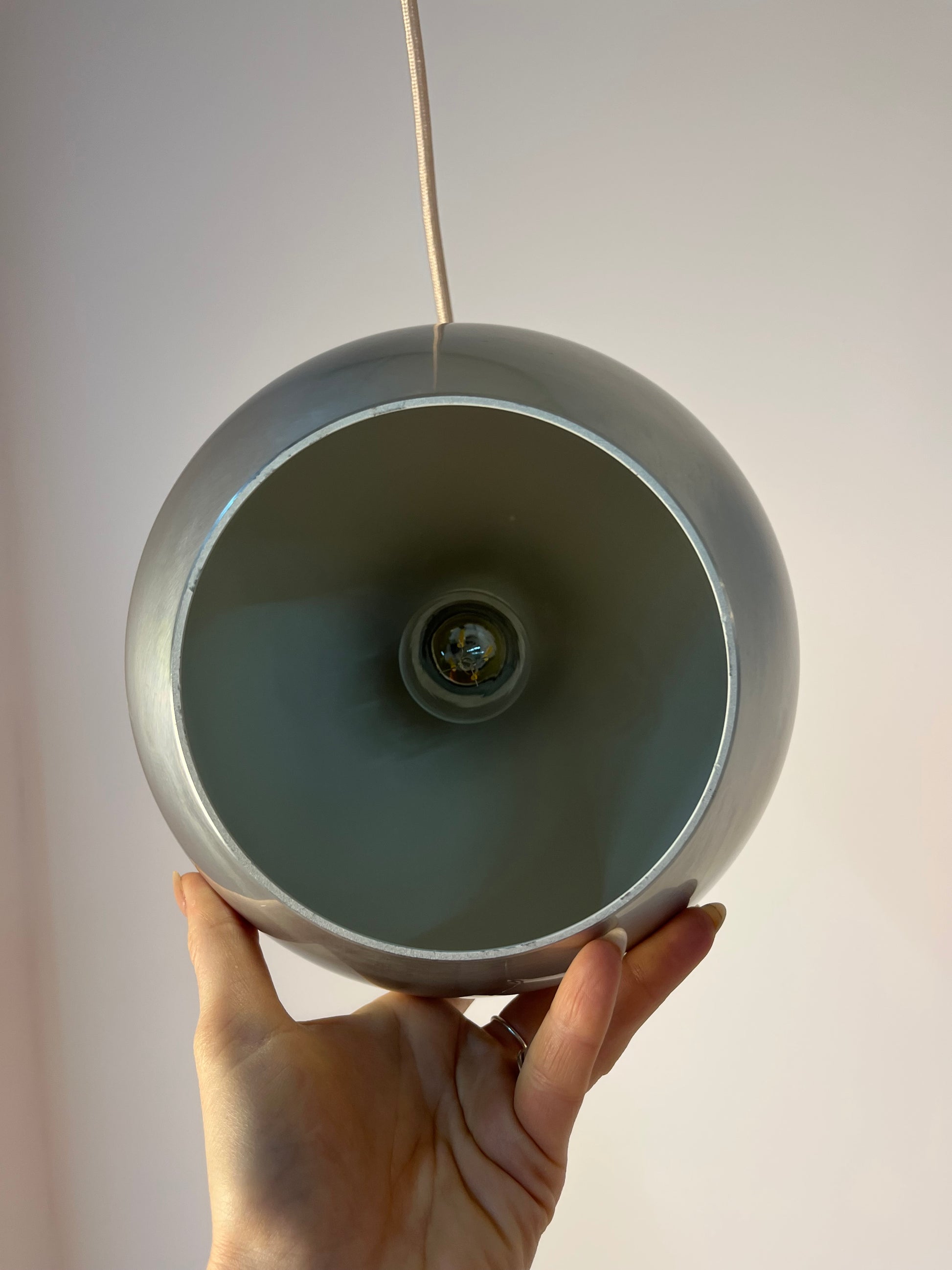 Kugellampe Topan Chrom von Verner Panton