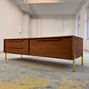 Lowboard Teak mit neuen Metallbeinen von rt Möbel