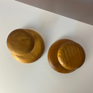 Set: 2x Wandhaken Eiche