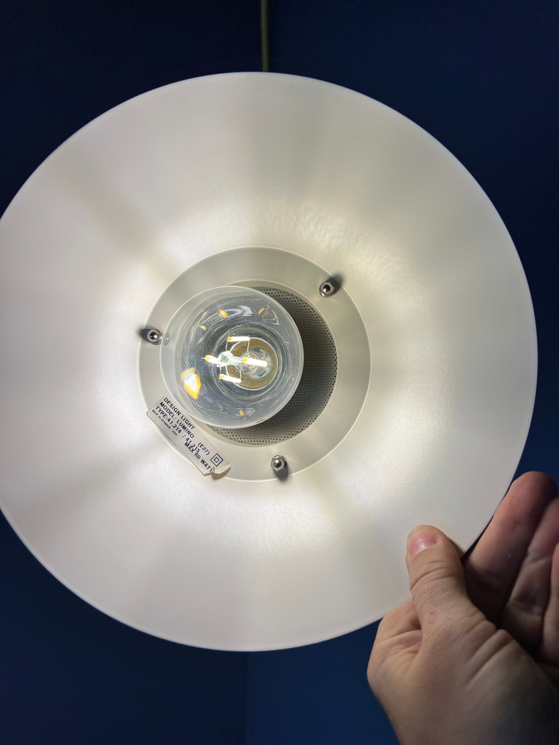 Lamellenlampe Modell Limino weiß von Design Light