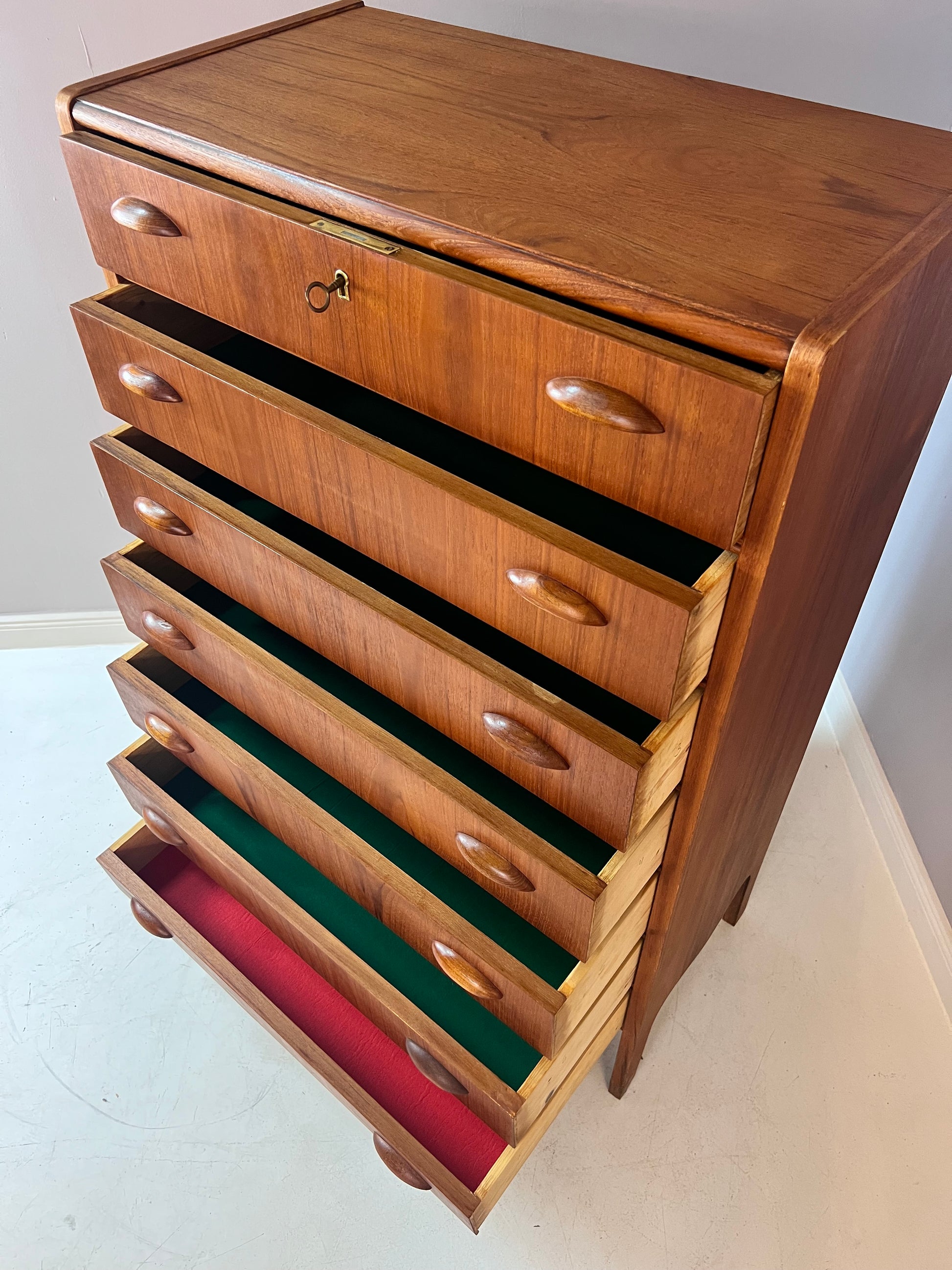 Schreinerkommode Teak aus Dänemark