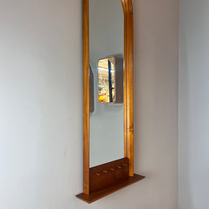 Set: Kommode mit Spiegel Teak