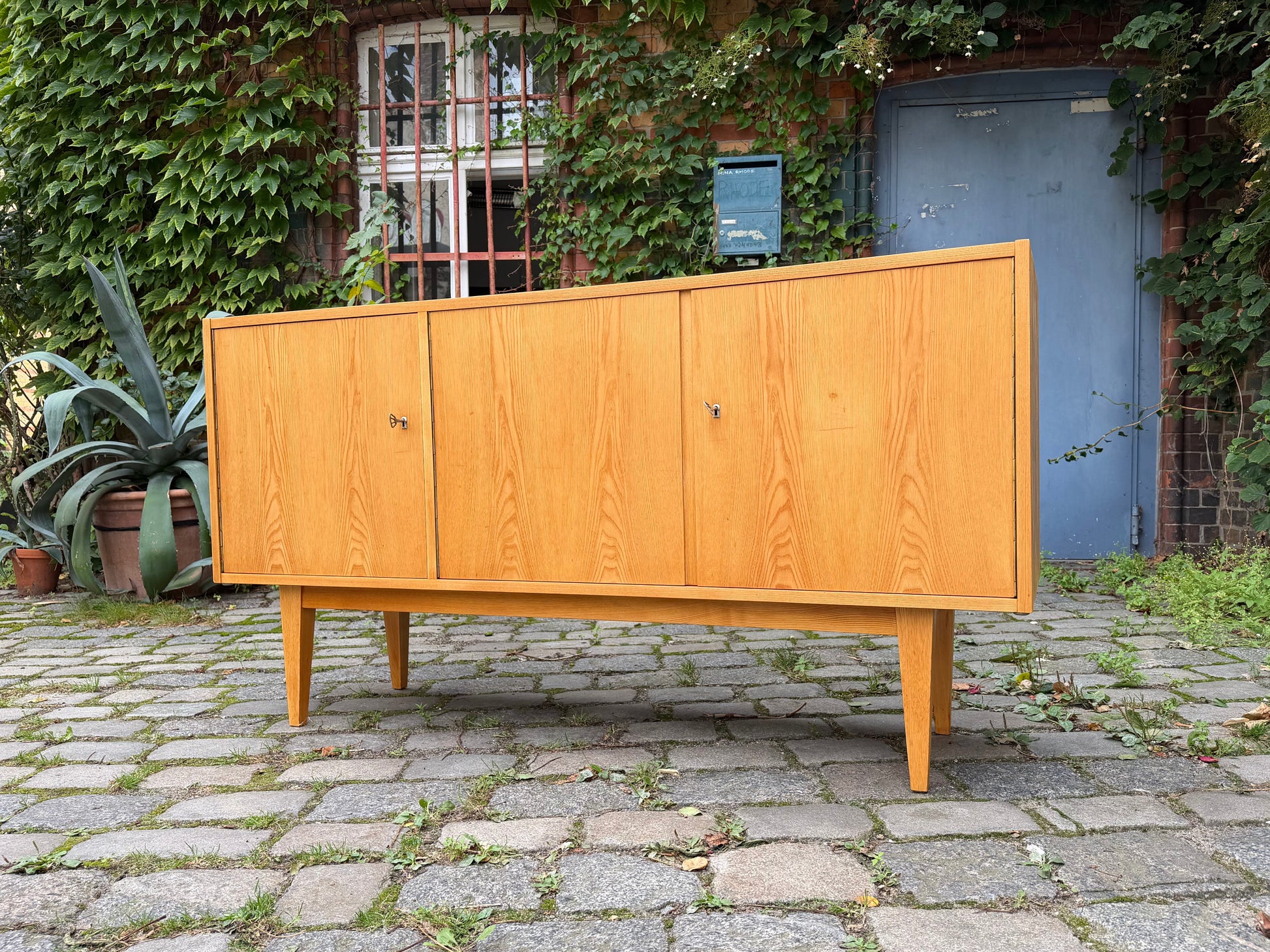 Sideboard Typ 602 Esche von Franz Ehrlich für Hellerau