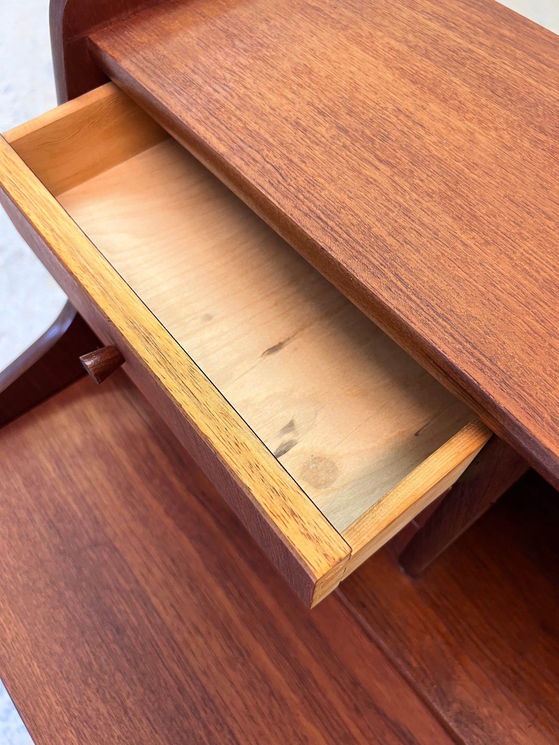 Sekretär Teak aus Dänemark