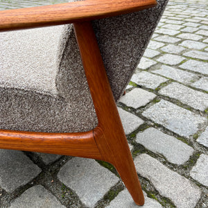 Sessel beige Teak aus Dänemark