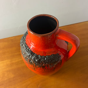 Karaffe 223 Fat Lava rot von Kreutz Keramik