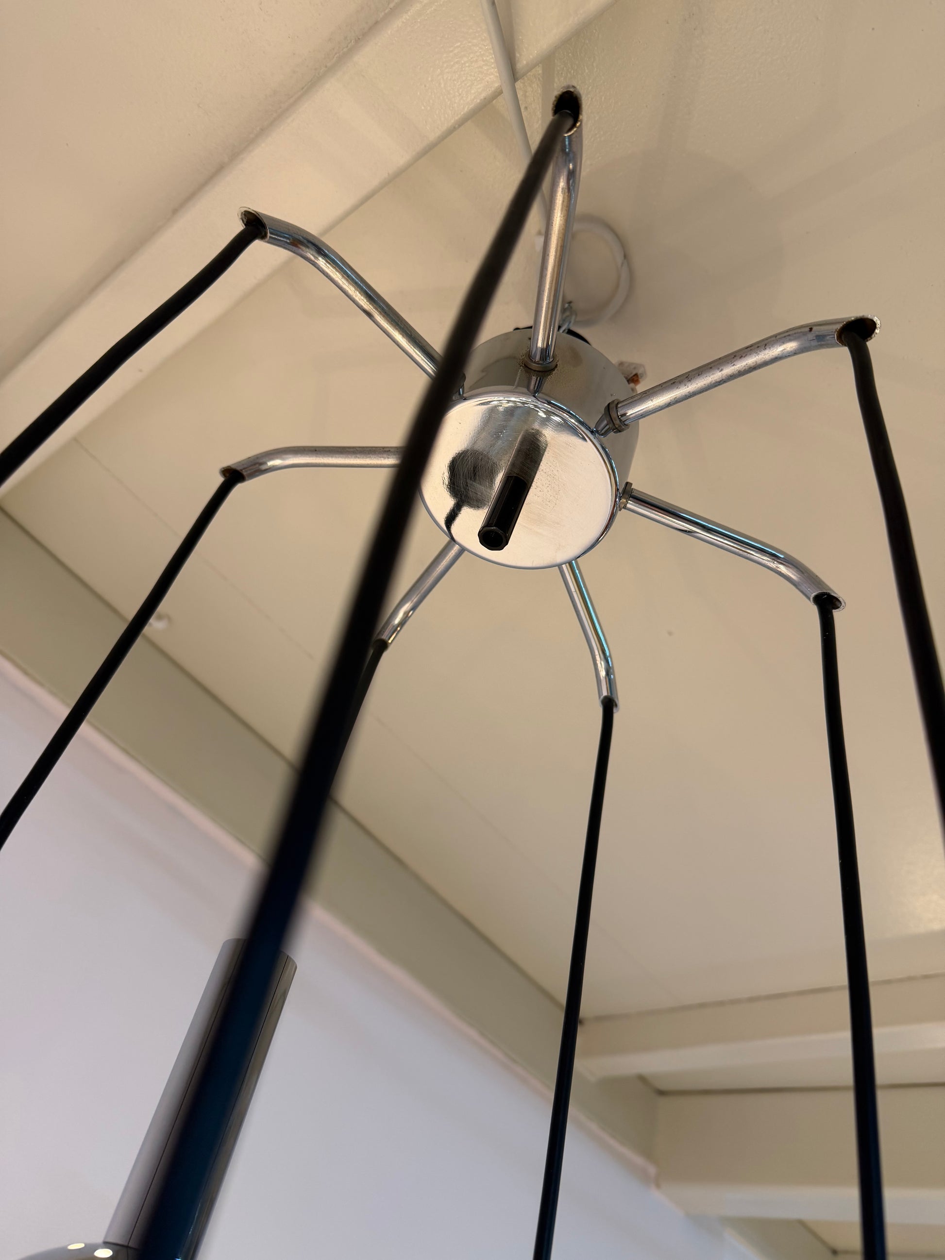 Kaskadenlampe 7-flammig Chrom von Richard Essig