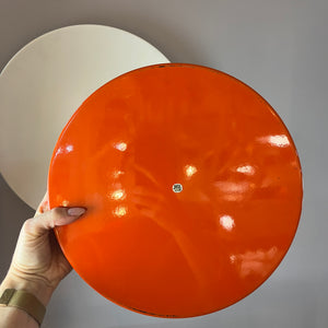 Tablett orange Metall von Boltze Design