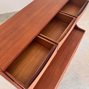 Sekretär Teak mit Schminktisch & Spiegel aus Dänemark