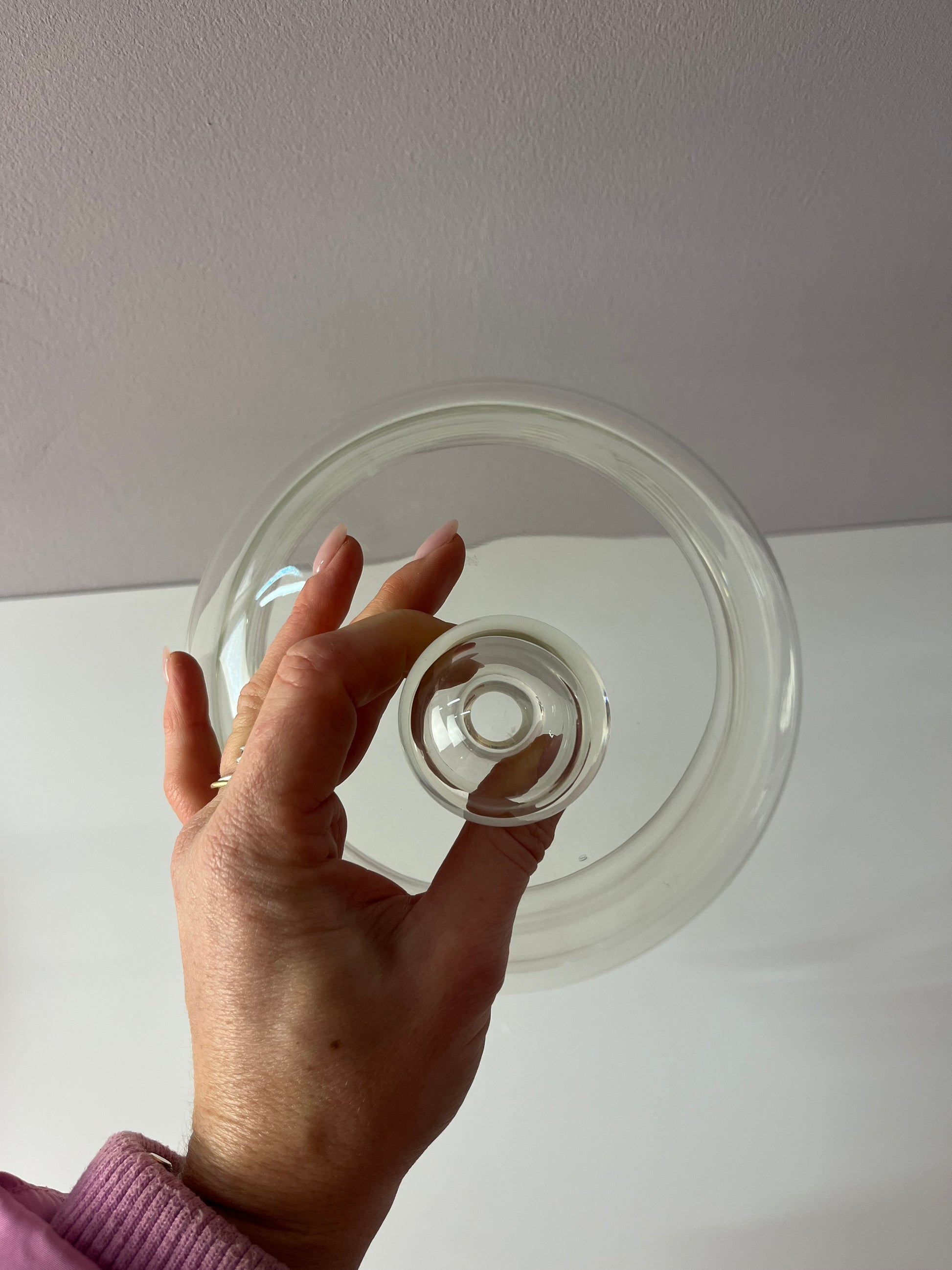 Käseglocke und Teakbrett aus Dänemark