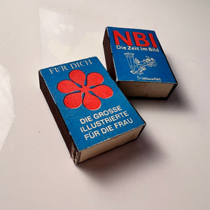 Set: Vintage Streichhölzer VEB Zündholzwerk Coswig  DDR